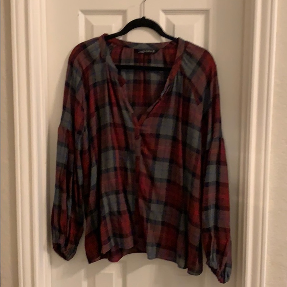Zara plaid shirt